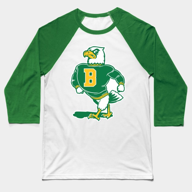 Brockport Golden Eagles Mascot Baseball T-Shirt by Carl Cordes